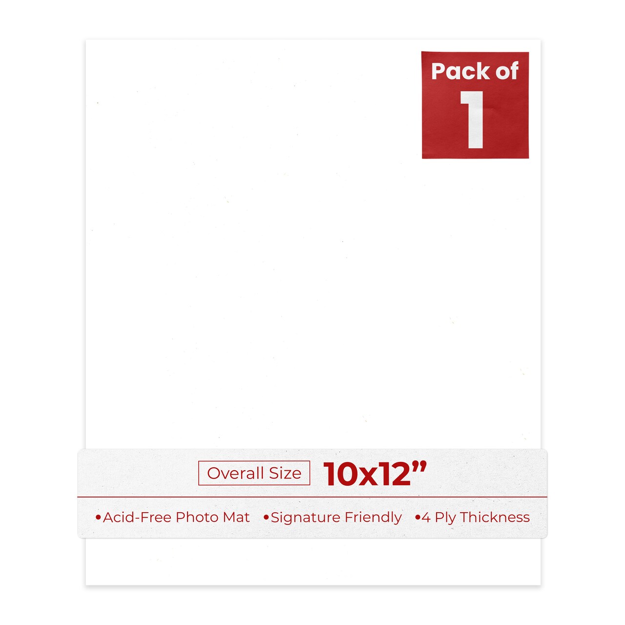 Off White Pebble 10x12 Uncut Mat Board - Blank Sheets, No Opening